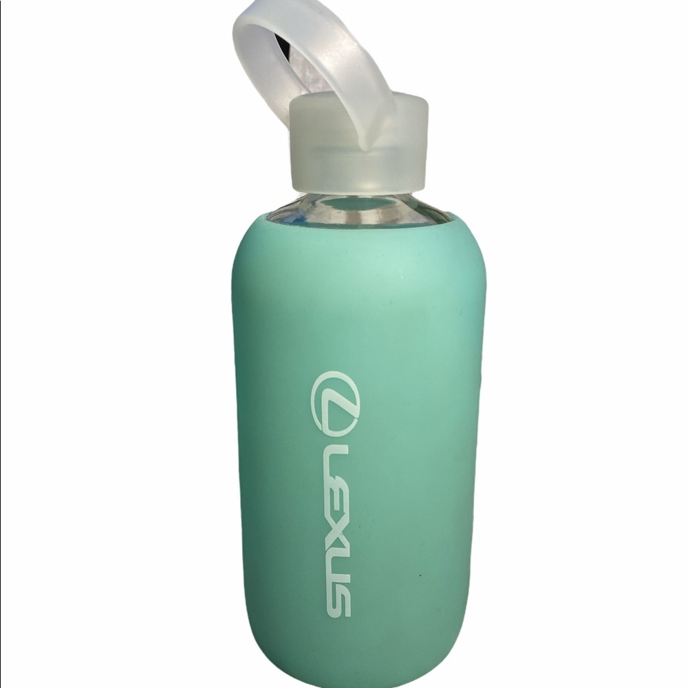 Bkr Bottle w/Lexus Aqua Silicon Cover & Cap